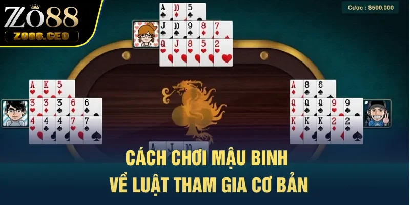 Cách chơi mậu binh về luật tham gia cơ bản