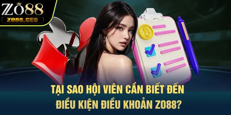 Tại sao hội viên cần biết đến điều kiện điều khoản Zo88?